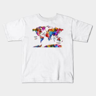 world map Kids T-Shirt